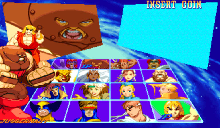 X-Men Vs. Street Fighter (Euro 960910) Screenthot 2